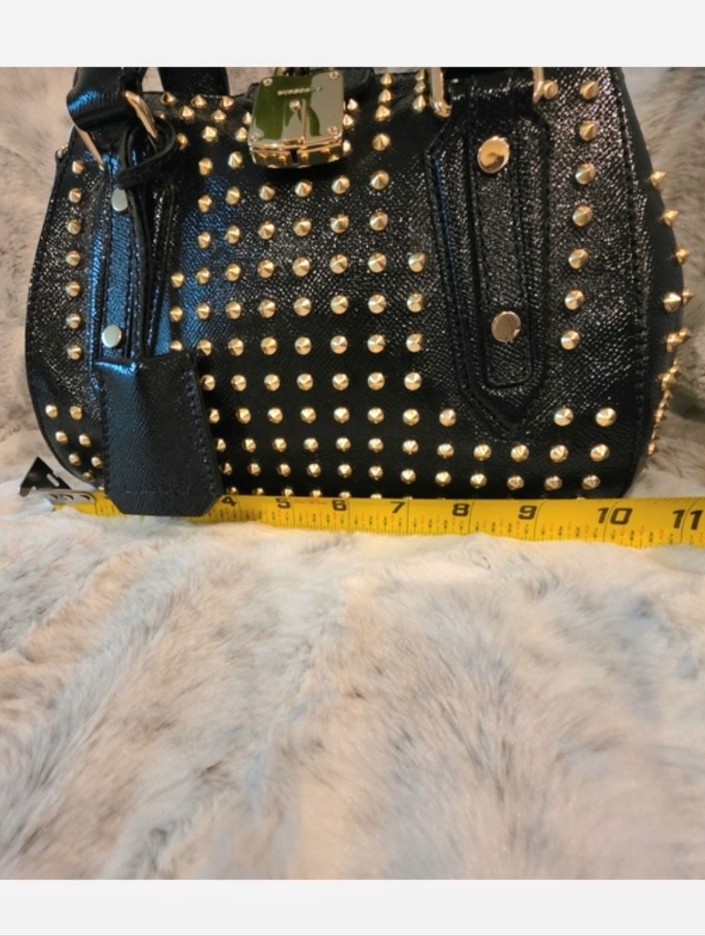 ✨ Burberry LIMITED EDITION Prorsum Blaze Studded Bowling Bag Satchel ✨ - Picture 16 of 16
